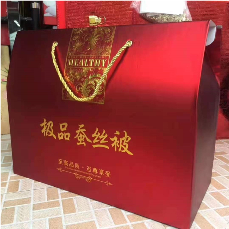 Ручное цветочное одеяло из шелка тутового, двойное одеяло, уличное одеяло, подарок в коробке, оптовая продажа, теплое зимнее одеяло