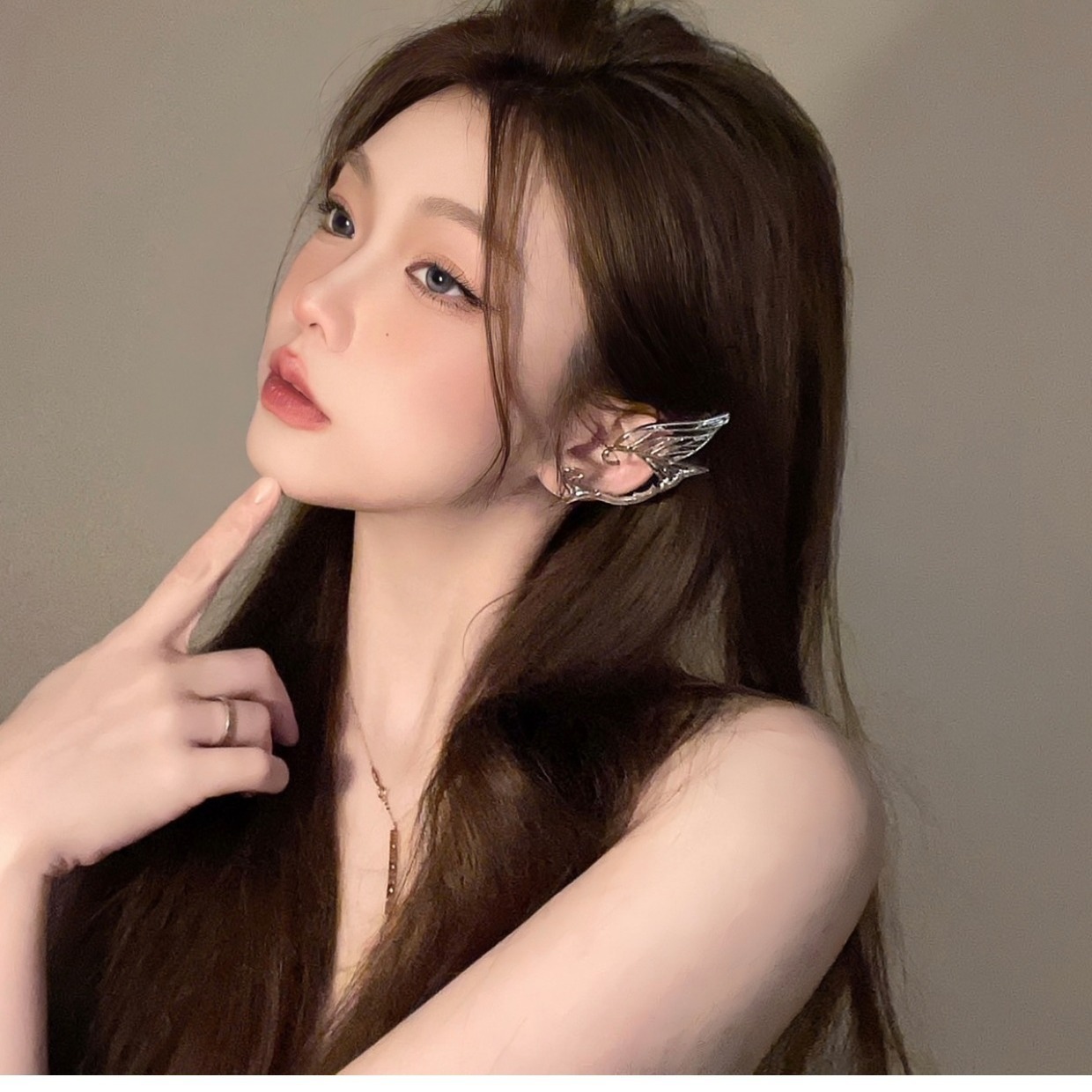 Новые серьги-клипсы с крыльями джинна, высококачественные серьги без проколов