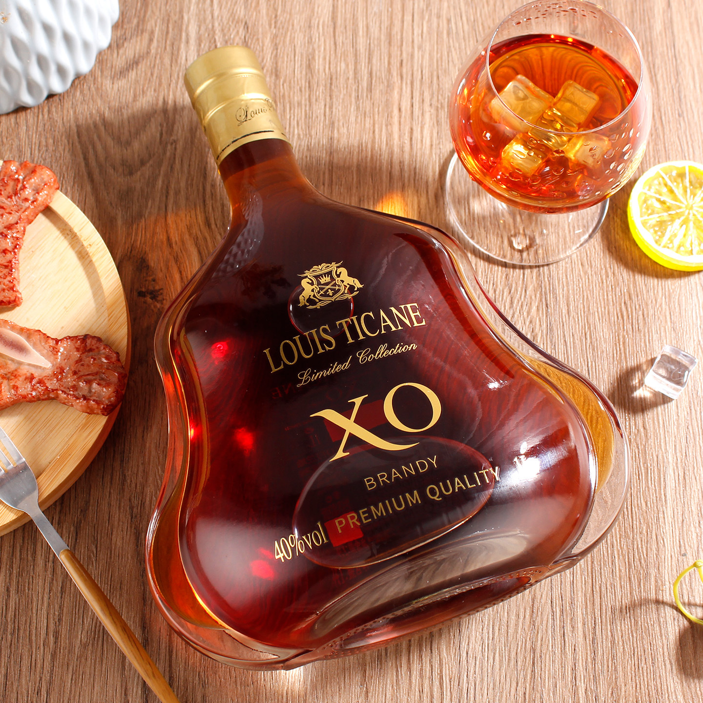 Xo Brandy Foreign Liquor Louis D'Or Limited Edition Large Capacity 1L Whole Box Free Shipping Large Bottle