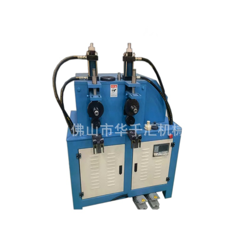 Small Hydraulic Stainless Steel Round Pipe Tooth Rolling Machine Threaded Stainless Steel Pipe Iron Pipe Tooth Rolling Machine Iron Pipe Double-Headed Tooth Roller