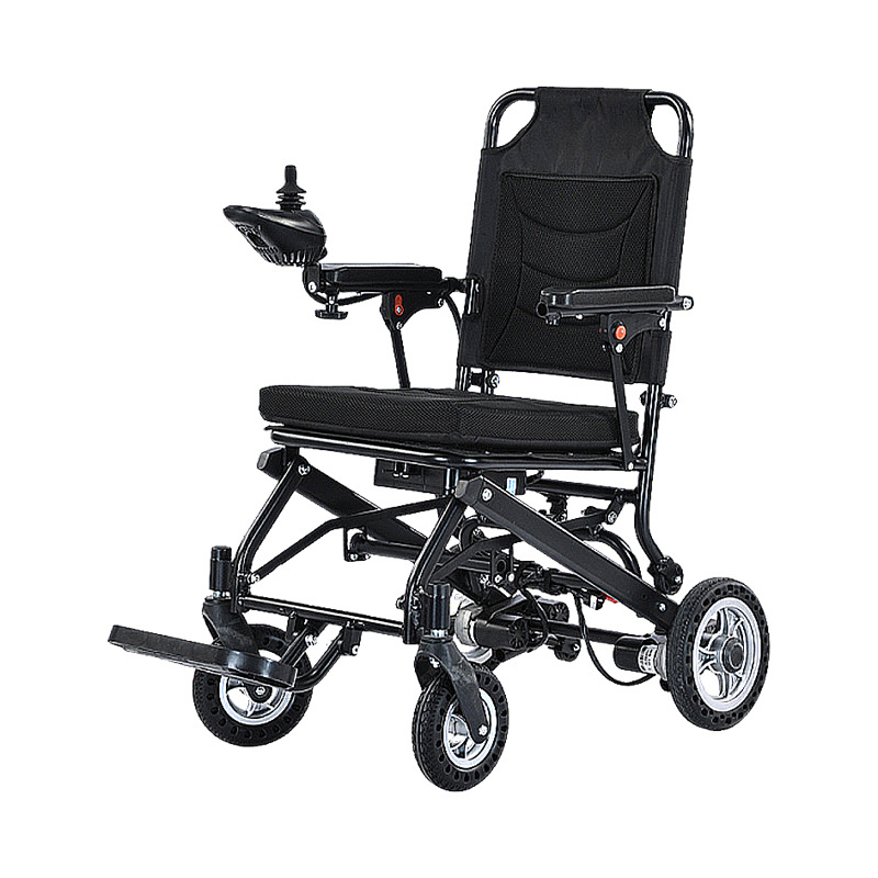 Foreign Trade Electric Wheelchair, Foldable Smart Multi-Functional Four-Wheel Scooter for the Elderly and Disabled Travel