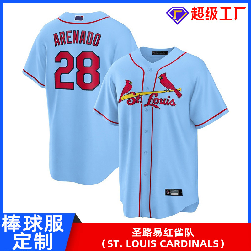 Профессиональные бейсбольные униформы, униформы для софтбола, бейсбольные футболки американских игр, индивидуальные для Сент-Луис Кардиналс