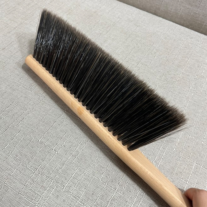 Bed Brush Sweeping Bed Brush Sofa Brush Removal Brush Broom Household Bed Log Color Soft Rubber Hair Long Handle Cleaning Brush