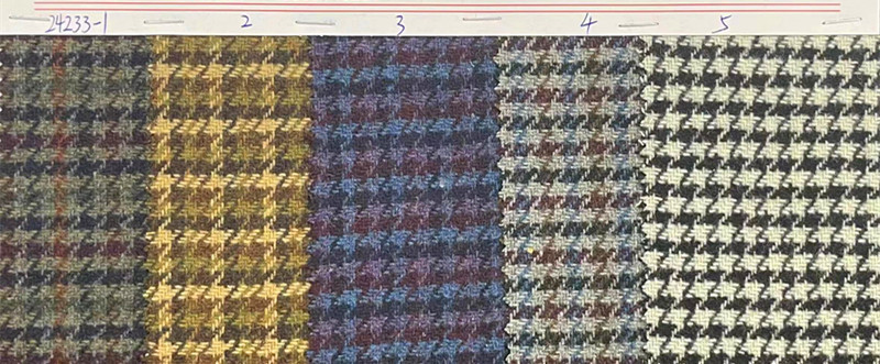 Woolen Woolen in stock Sanding Small Hatbird Plaid Coat Clothing/Shoes and Hats/Luggage Fabric Cloth