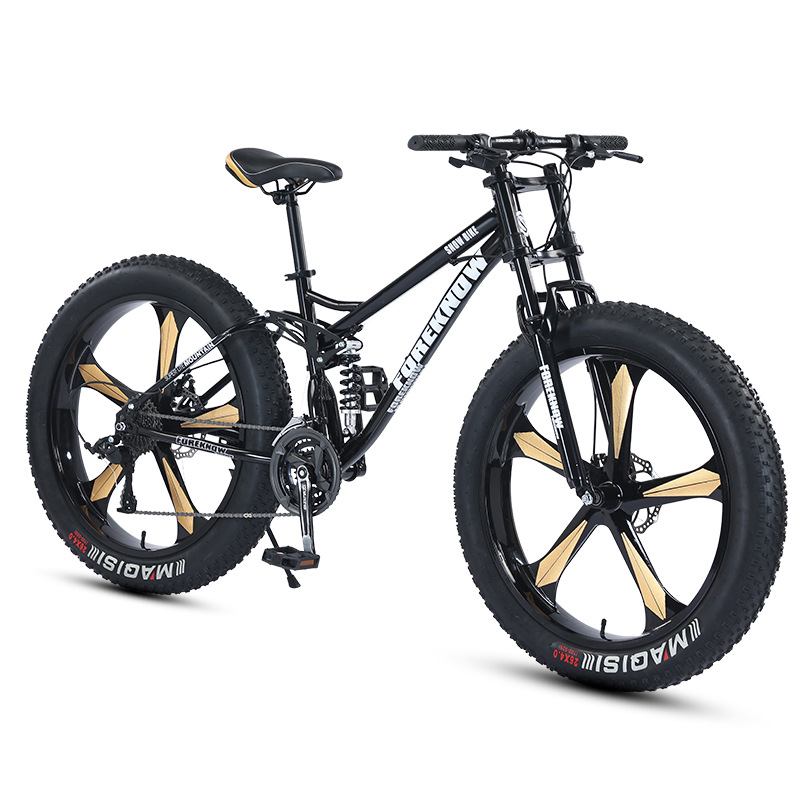 Mountain Bike 24inch 26inch Off-Road Large Wide Tire Men's Variable Speed Women's Adult Cross-Border Bicycle Wholesale