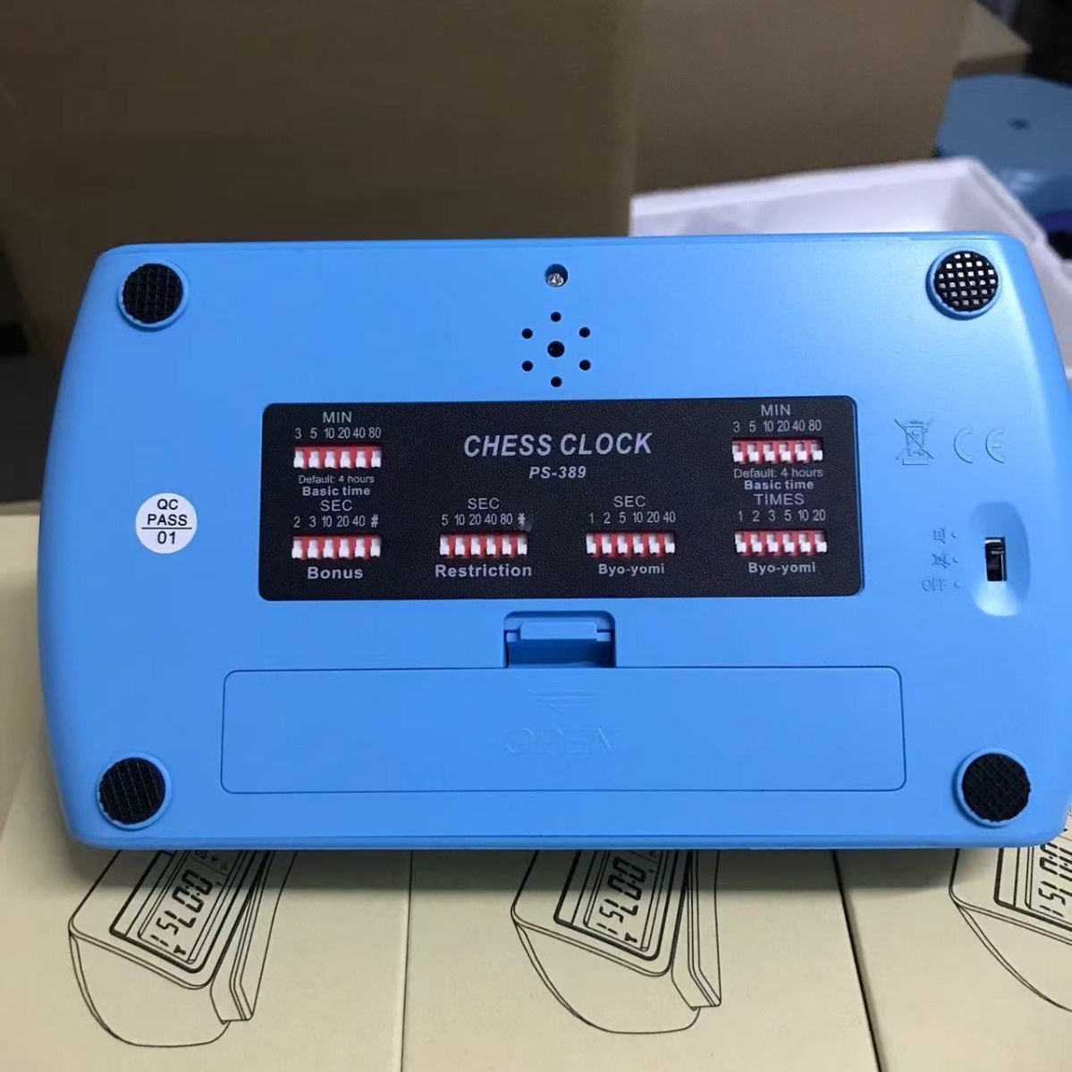 Chasing Sun Ps-389 English Reading Second Go Timer Chinese Chess Chess Competition Special Chess Clock