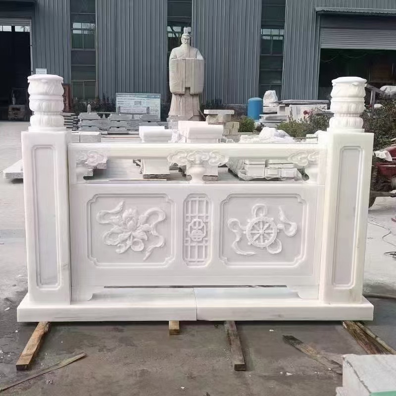 Landscape Bridge Stone Carved Stone Railing River Building Guardrail Arch Bridge Bluestone Granite Floating Carved Guardrail