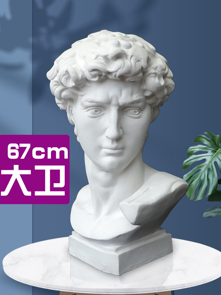 David Plaster Sketch Geometry Sculpture Still Life Art Teaching Aids Photography Props Decoration Set Agribab