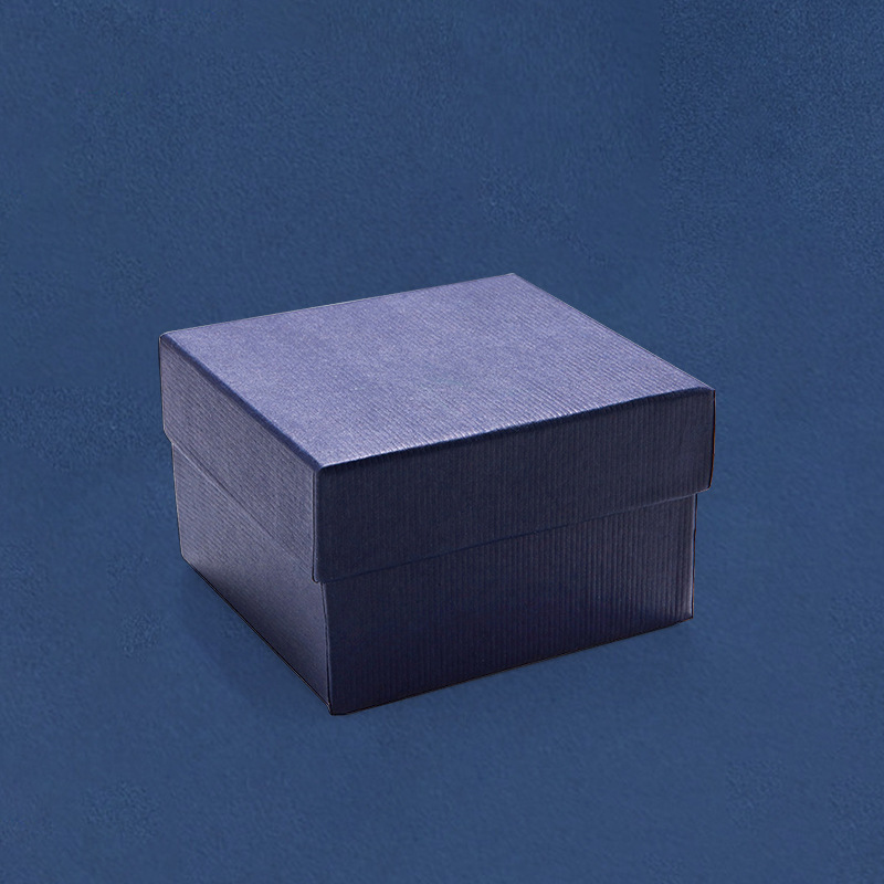 simple rectangular watch box blue striped watch box heaven and earth cover jewelry bracelet gift box