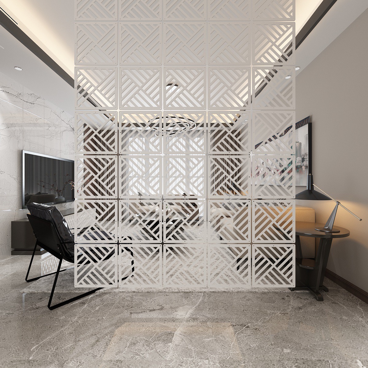 Hanging Screen Partition Entrance Fashion Living Room Dining Room Simple Modern Bedroom Folding Screen Partition Factory Direct Sale