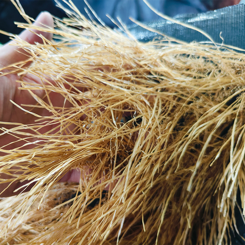 Pavilion Artificial Thatch Artificial Plastic Thatch Farmhouse Pastoral Style Turf Garden Landscape Flame Retardant Decorative Material