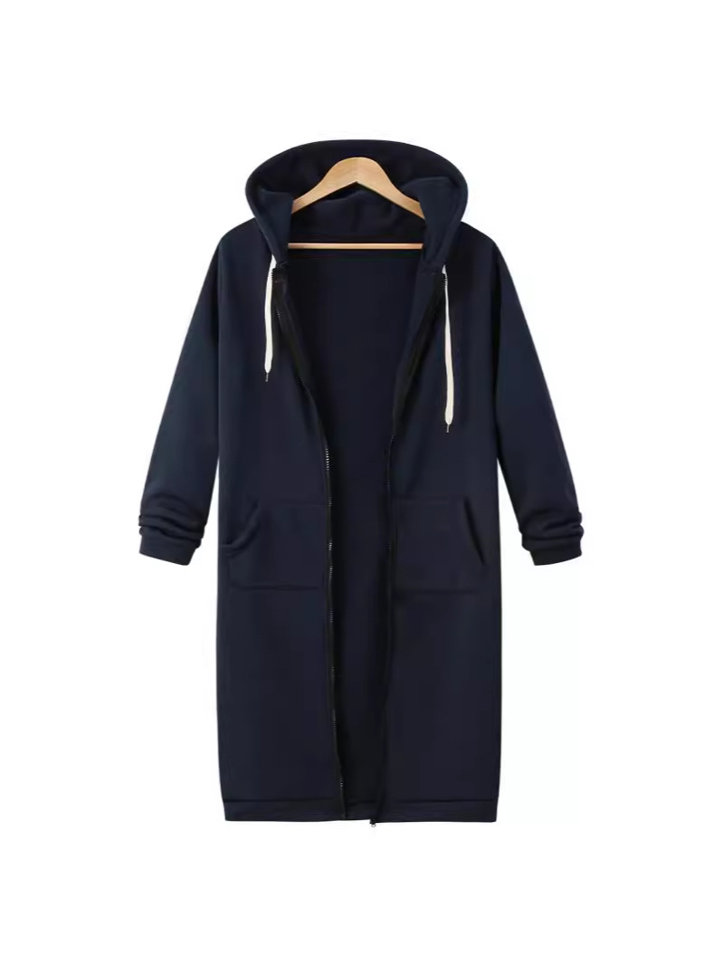 Order 2024 foreign trade cross-border Amazon Europe and the United States autumn and winter women's long hooded long sleeve sweater women's winter