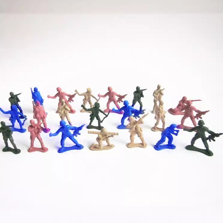 World War Ii 5cm Small Soldier Military Model Soldier Static Sand Table War Scene Model Base Factory Direct Supply