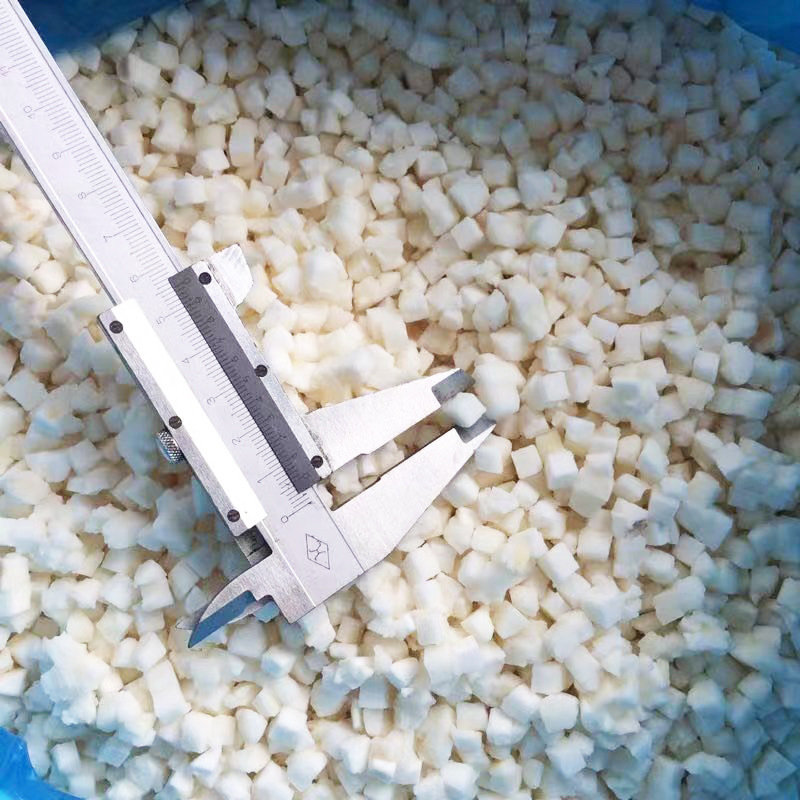 Wholesale High-Quality Frozen Water Chestnut Cubes, Water Chestnut Popping Beads, Water Chestnut Diced Pieces, Dumpling Filling, Bun Filling, Lion's Head Meat Filling Ingredients