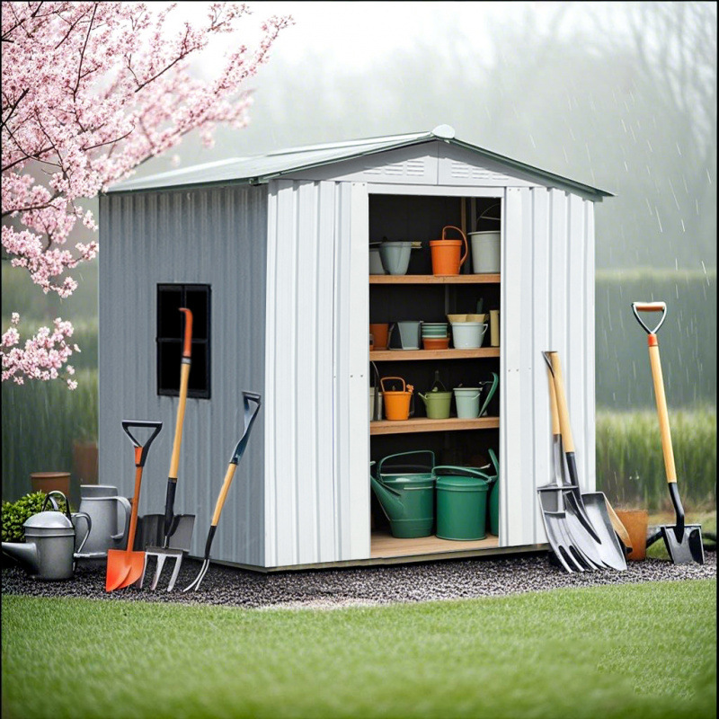 Outdoor Tool Room Storage Windproof and Rainproof Simple Assembly Room Removable Mobile Board Room Storage Factory One Piece Wholesale
