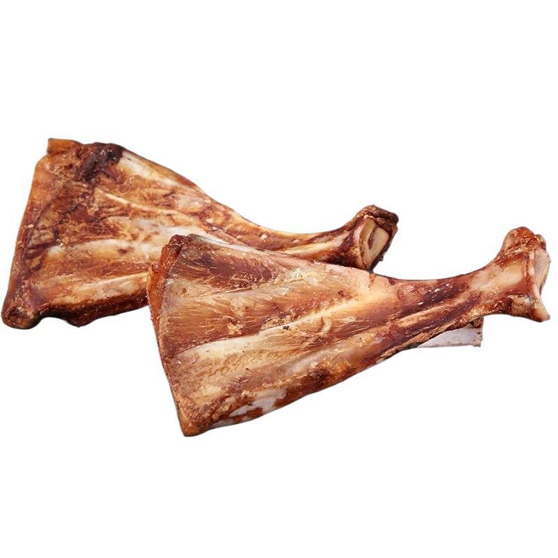 Dog Teething Stick, Air-Dried Sheep Fan Bone, Bite-Resistant Tooth-Cleaning Bone, Golden Retriever Teddy, Medium and Large Dog Snacks, Bite-Resistant Calcium Supplement