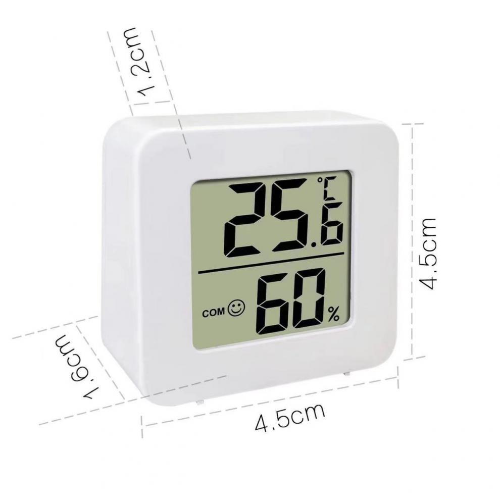 Hot Electronic Digital Home Household Precision Vertical Wall-Stickable Hygrometer Mini Thermometer