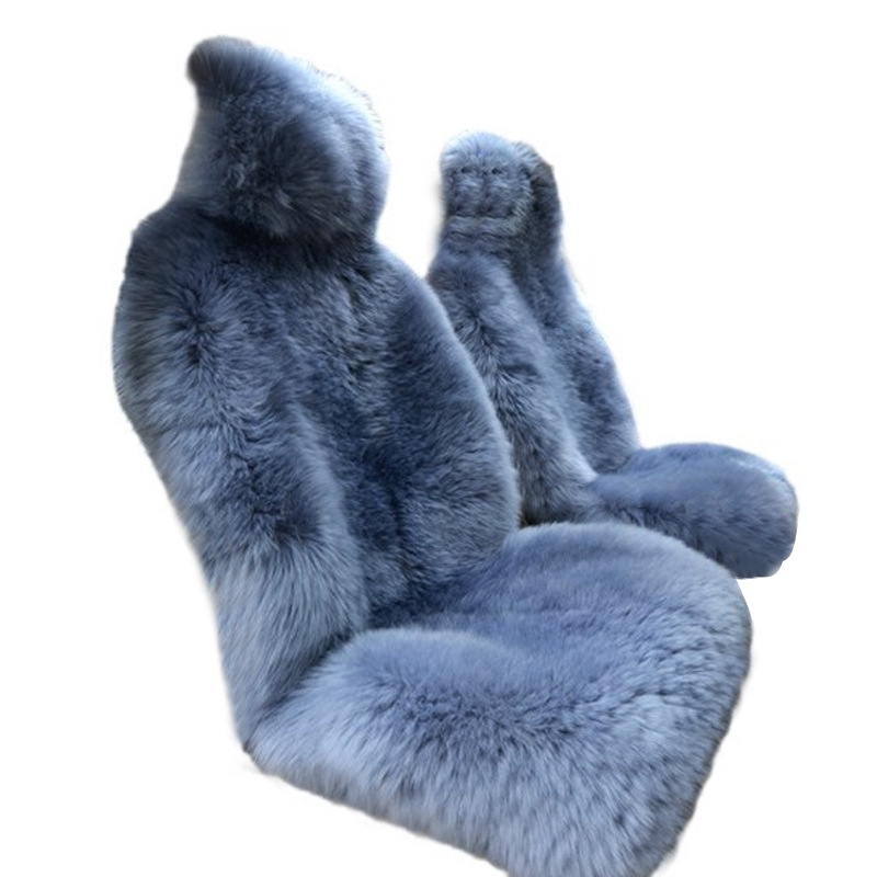 Cross-border winter wool car seat cushion plush thickened seat cover fur and fur integrated car seat cushion universal seat cover