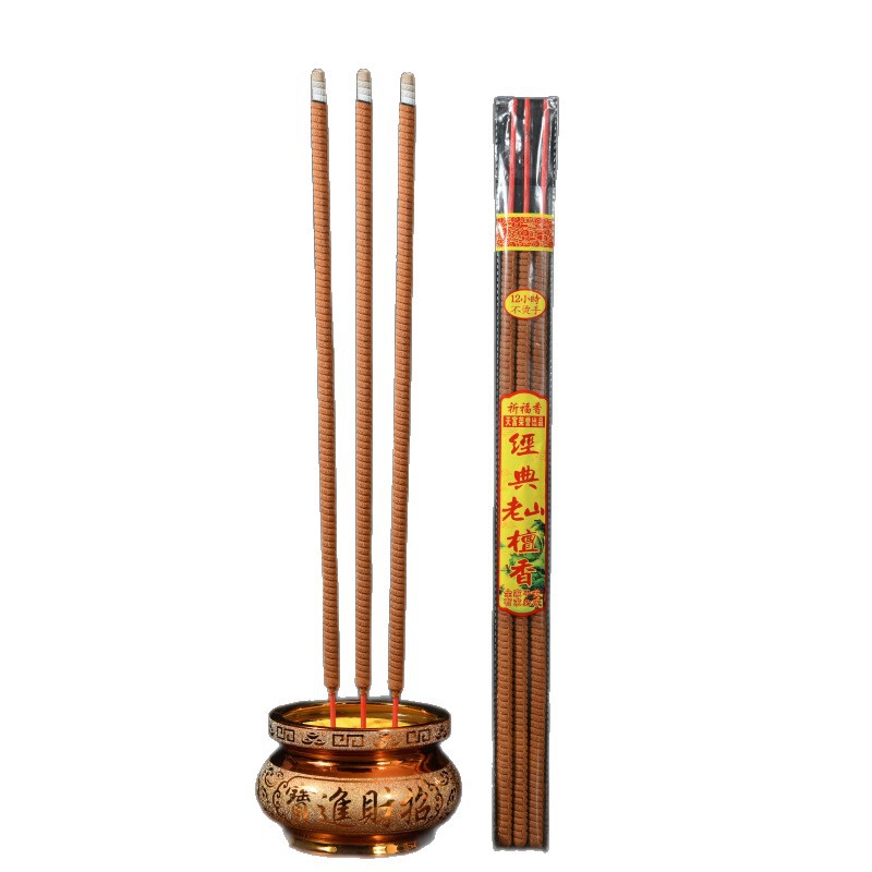 Buddha Incense Manufacturer Wholesale Threaded Incense 8-Hour Clock Incense 50 cm 12 mm Hour Incense Timing Incense Bamboo Stick Incense