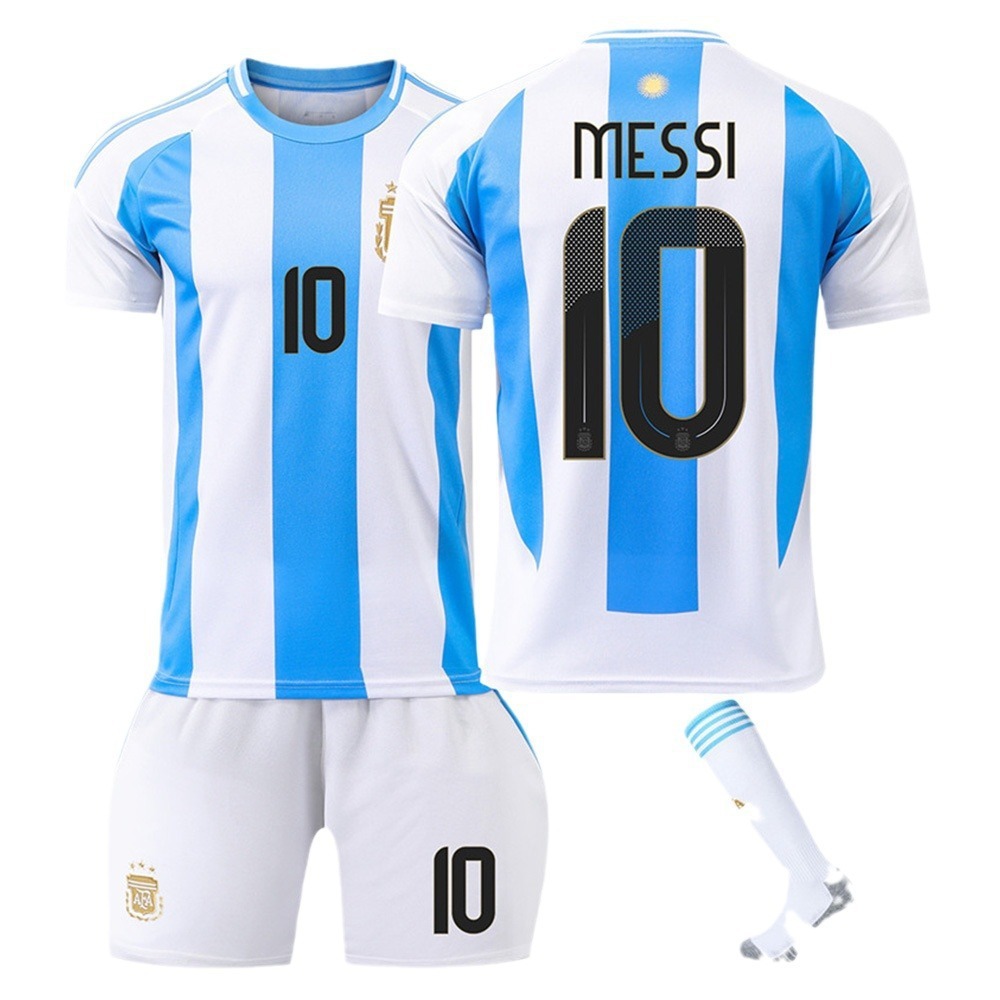 2024 European Cup Spain Jersey Ronaldo No. 7 New Season Football Jersey America Cup Argentina Messi No. 10
