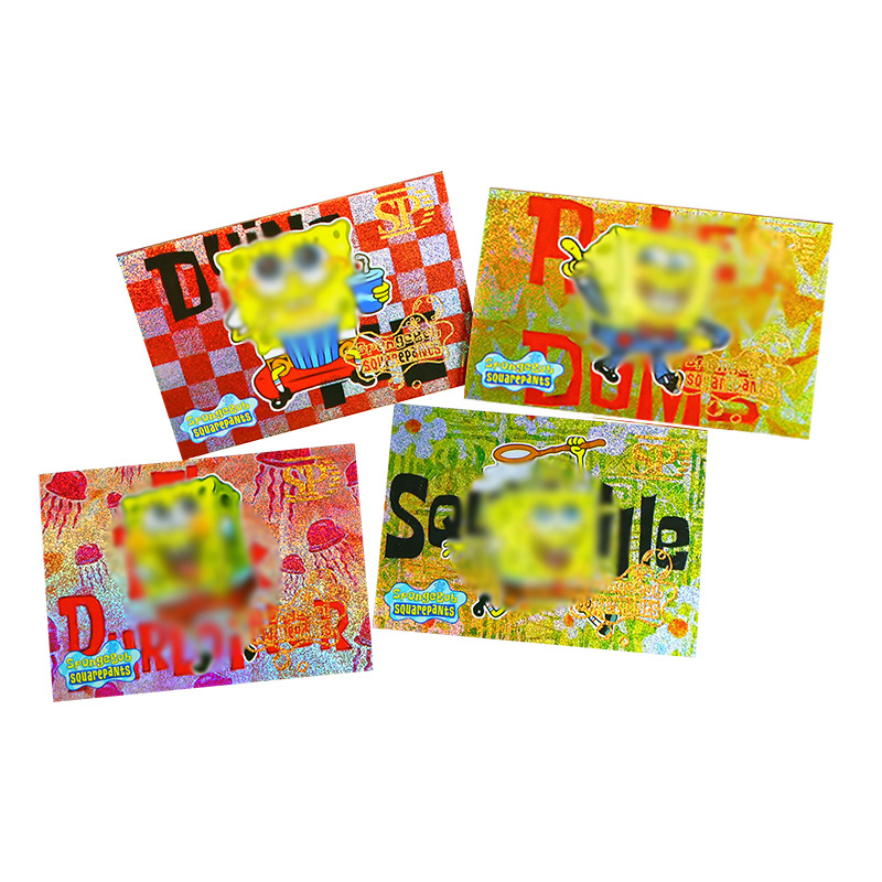 Blind Box Card Customization Card Kapibara Laser Game Card Jiikawa Classic Anime Spongebob Card