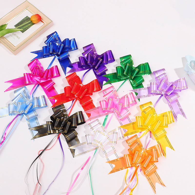 50# большая золотая лента для свадебного декора для зеркала и дверной ручки оптом