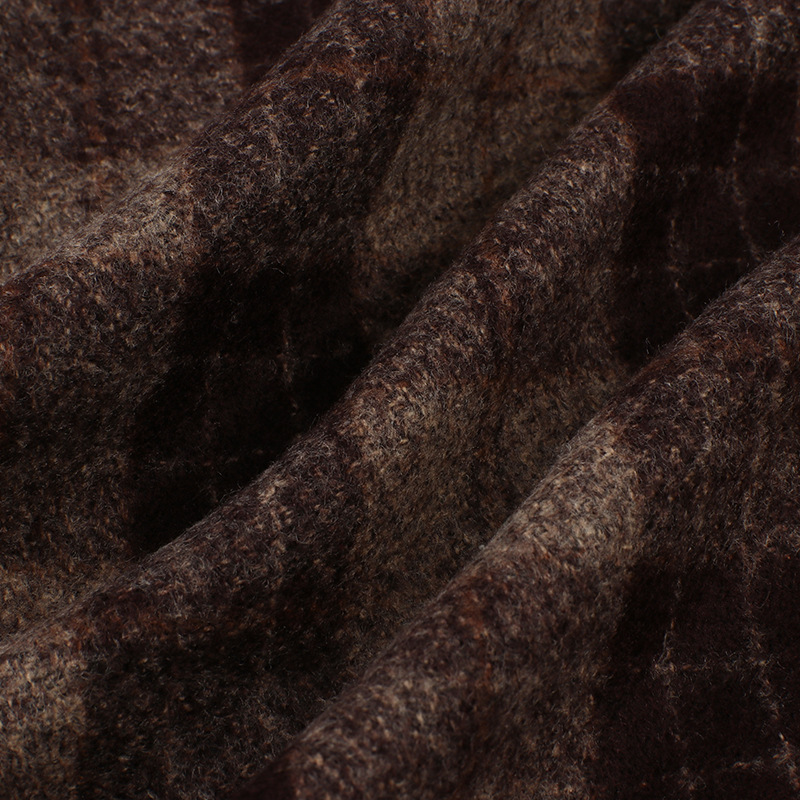 in stock polyester TR woolen fabric 389g autumn and winter coat fabric fashion coat woolen plier