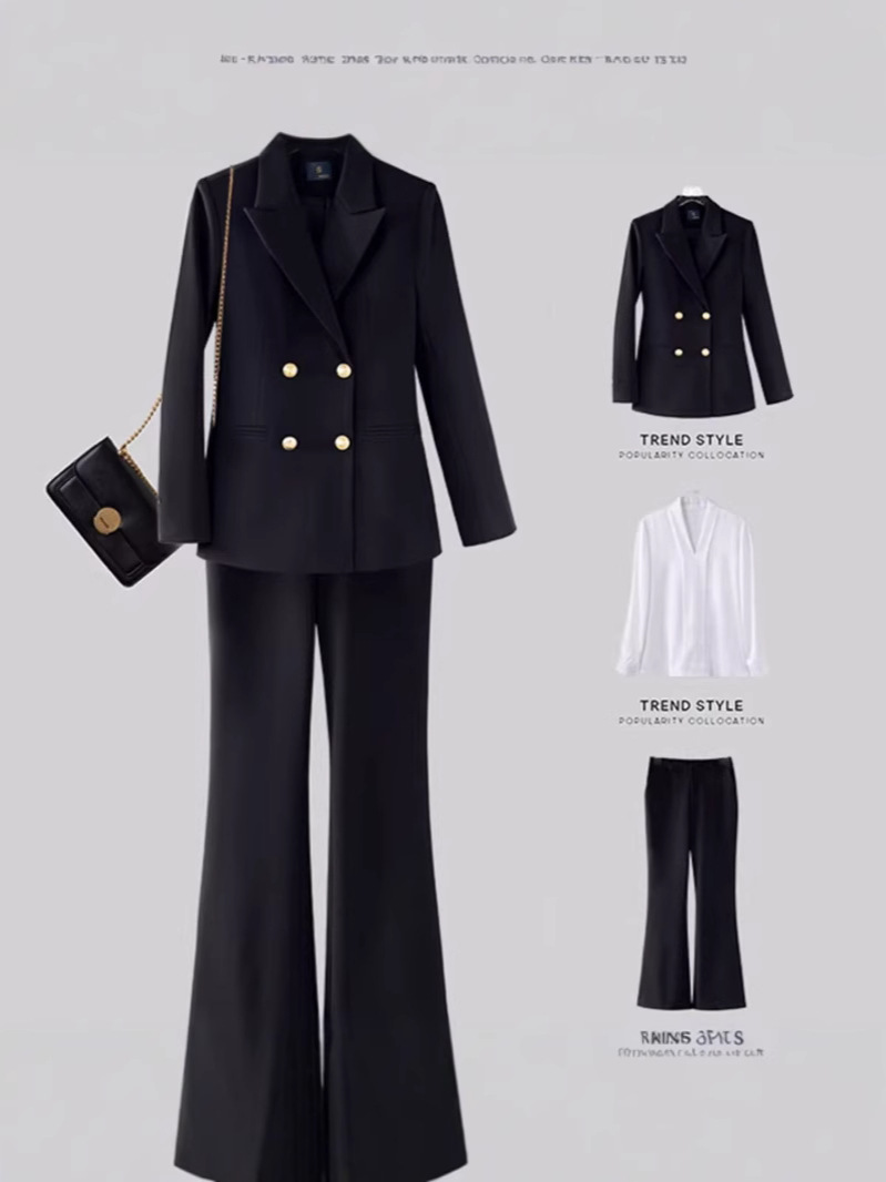 Dress High-end Suit suit Female College Student Jacket Civil Servant Interview Temperament New Suit Work Clothes Career