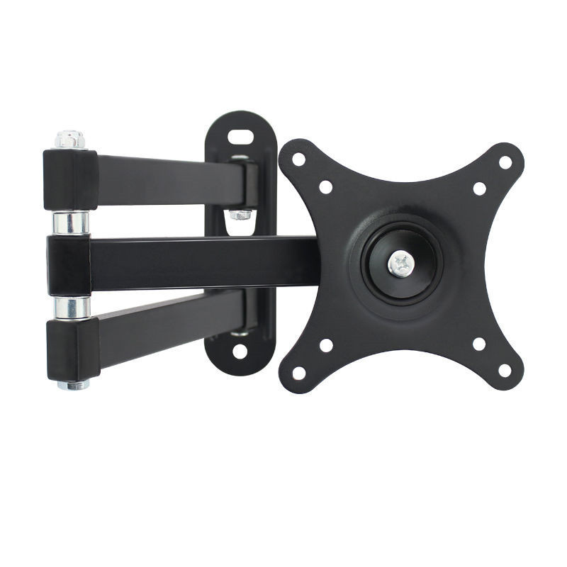 14-27inch Universal Tv Stand Computer Lcd Monitor Bracket Wall Mount Rotating Telescopic Wall Mount Stand 360 Degrees