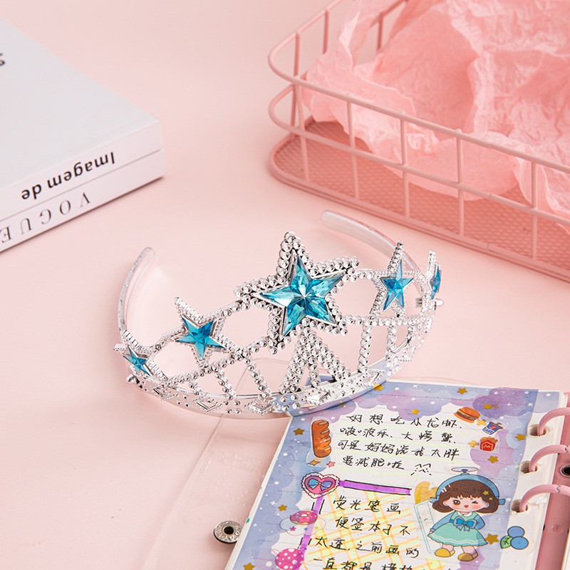 Factory Direct Supply Hot Selling Crown Magic Wand Fairy Wand Star Ribbon Set Hair Accessories Headband Headband Wholesale