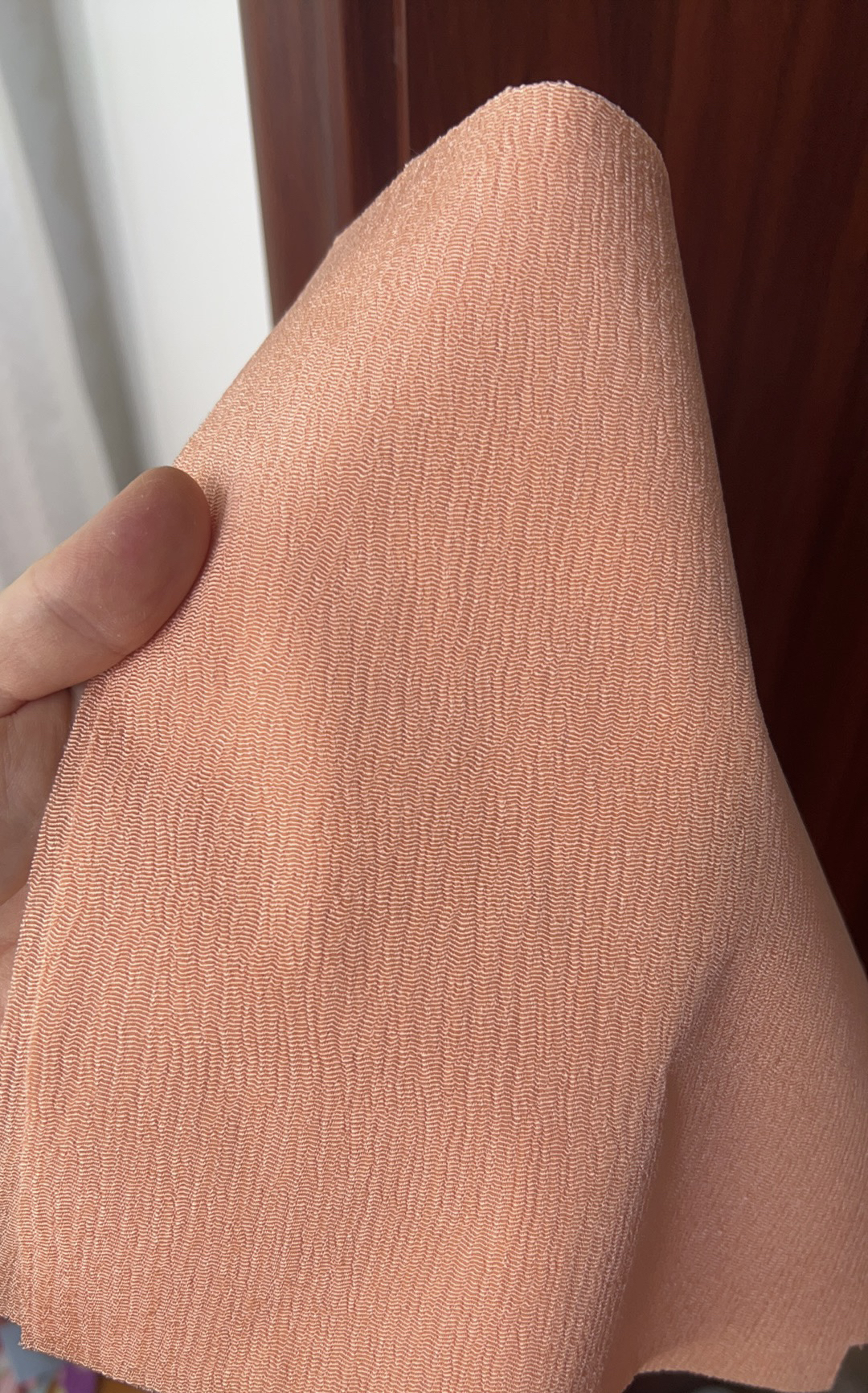 (Half Meter Lined) Japanese Crepe Fabric Pure Color Crepe Handmade DIY Crepe 60Cmx120Cm Without Tutorial