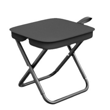 Outdoor Portable Fishing Stool Ultra-light Multifunctional Thickened Folding Chair Travel and Camping Queuing with Storage Pony