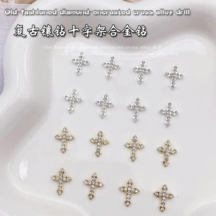 Ювелирные изделия для ногтей в стиле ретро панк, с алмазными вставками, корейские декоративные аксессуары