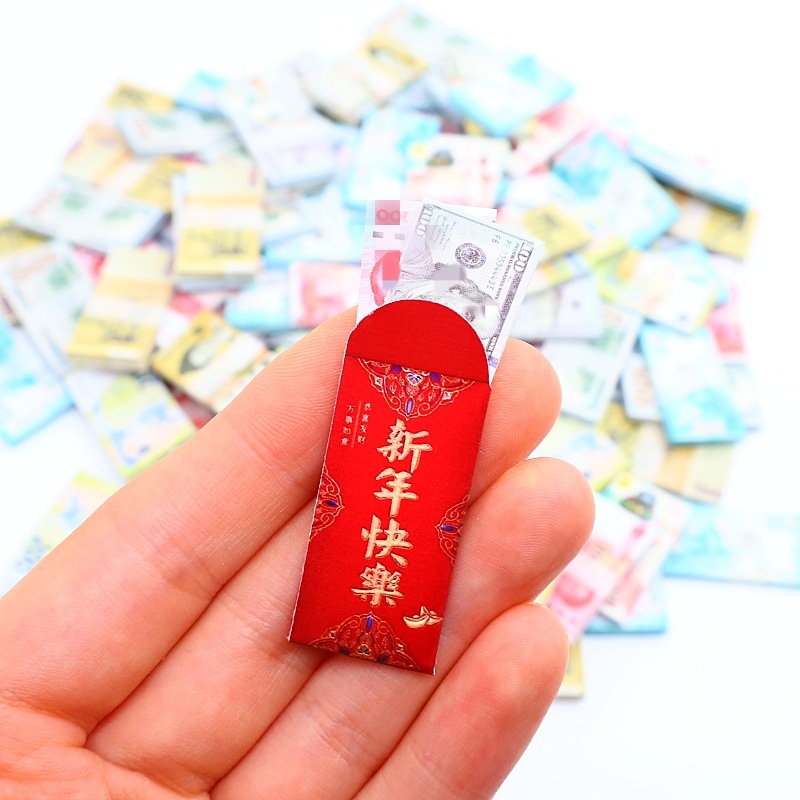 12-Point Miniature Food Toy Artificial Mini Toy Pocket Banknote Supermarket Convenience Store Play House Prop Model