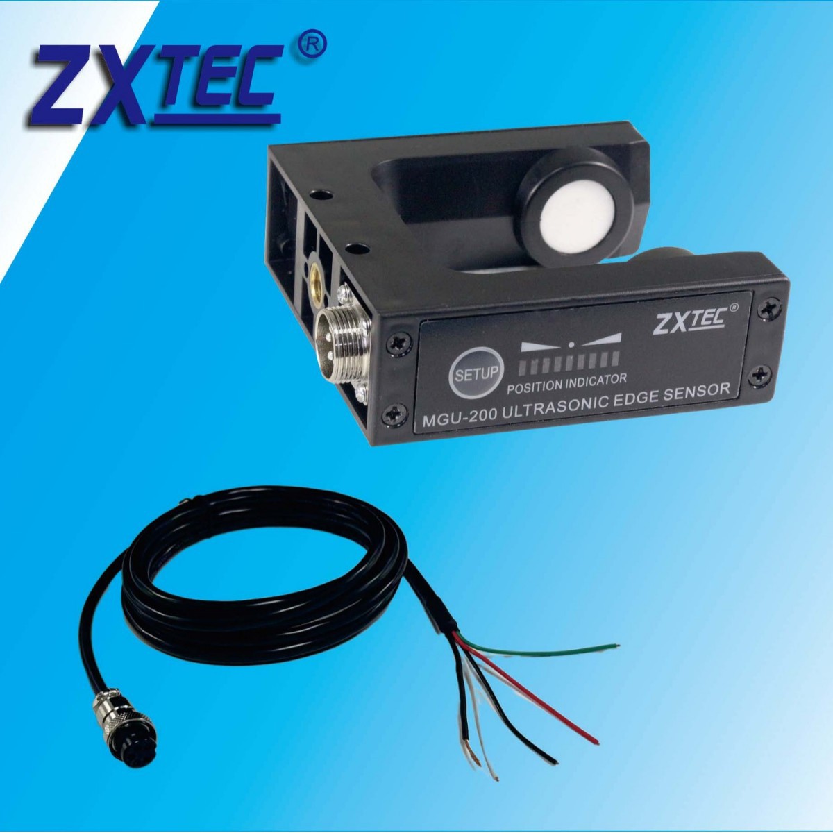 Zhongxing Industrial Control Zxtec Mgu-200 Universal Ultrasonic Electric Eye (Ultrasonic Detector)