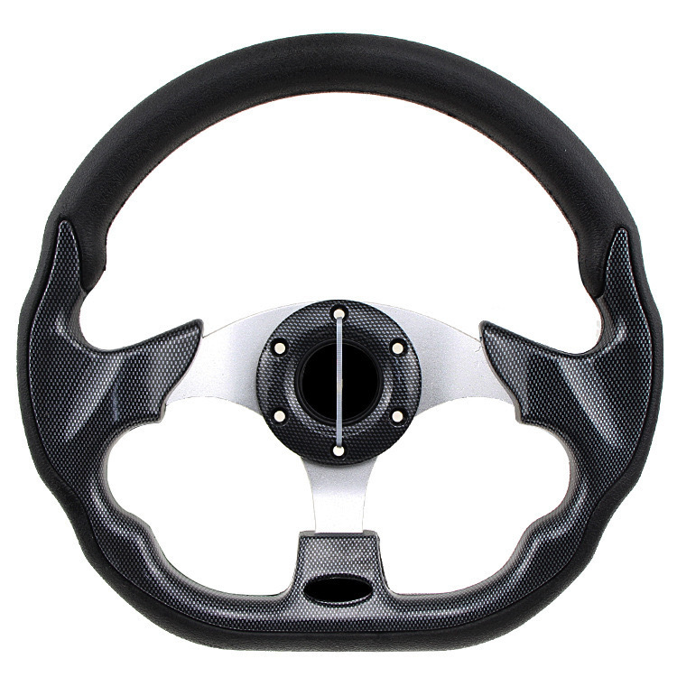 Factory direct car modified steering wheel competitive imitation racing PU modified 13-inch racing steering wheel multi-color
