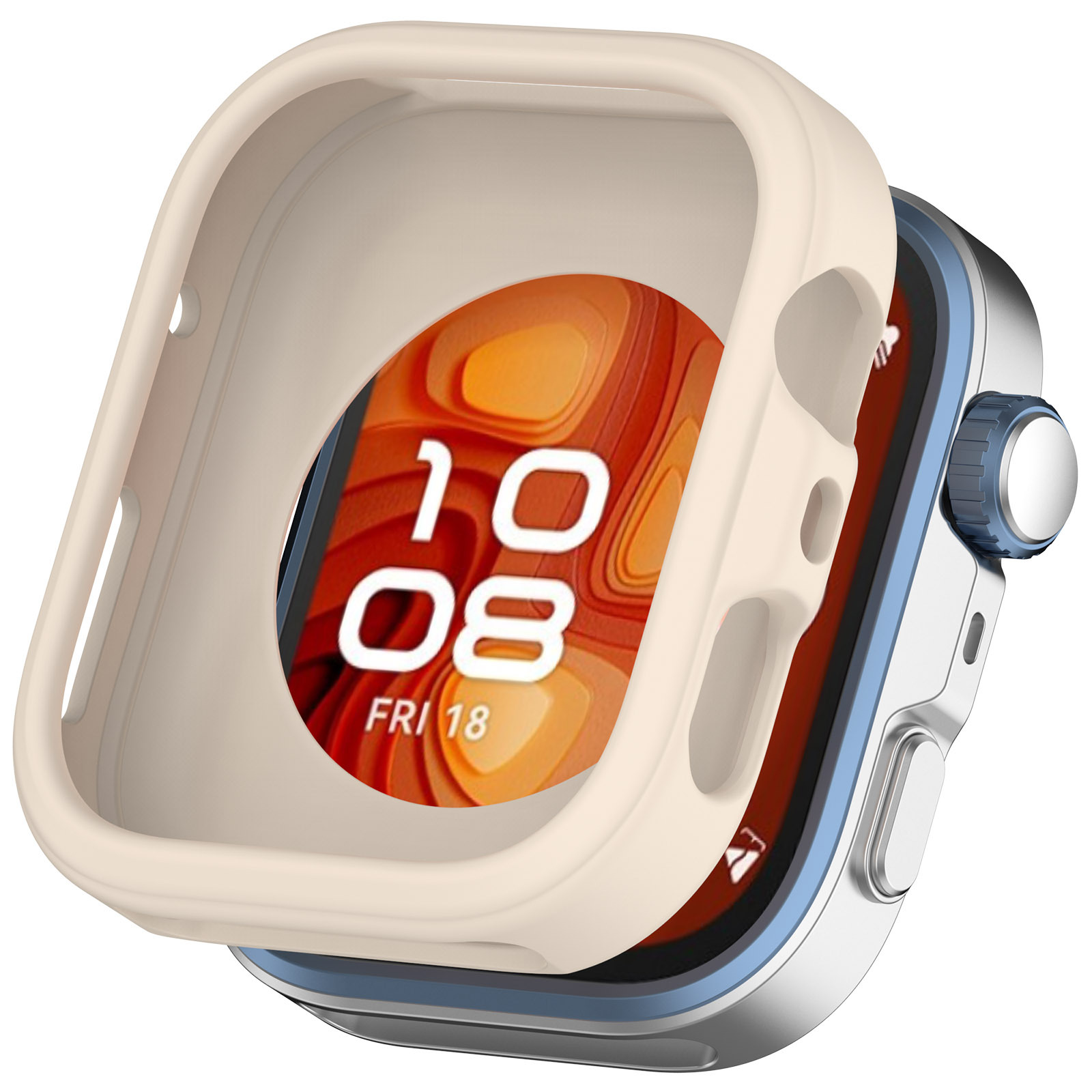 Xinyuan Shuntong Is Suitable for Huawei Fit4 Silicone Protective Case Huawei Fit4 Pro Silicone Watch Case Soft Rubber Watch Case