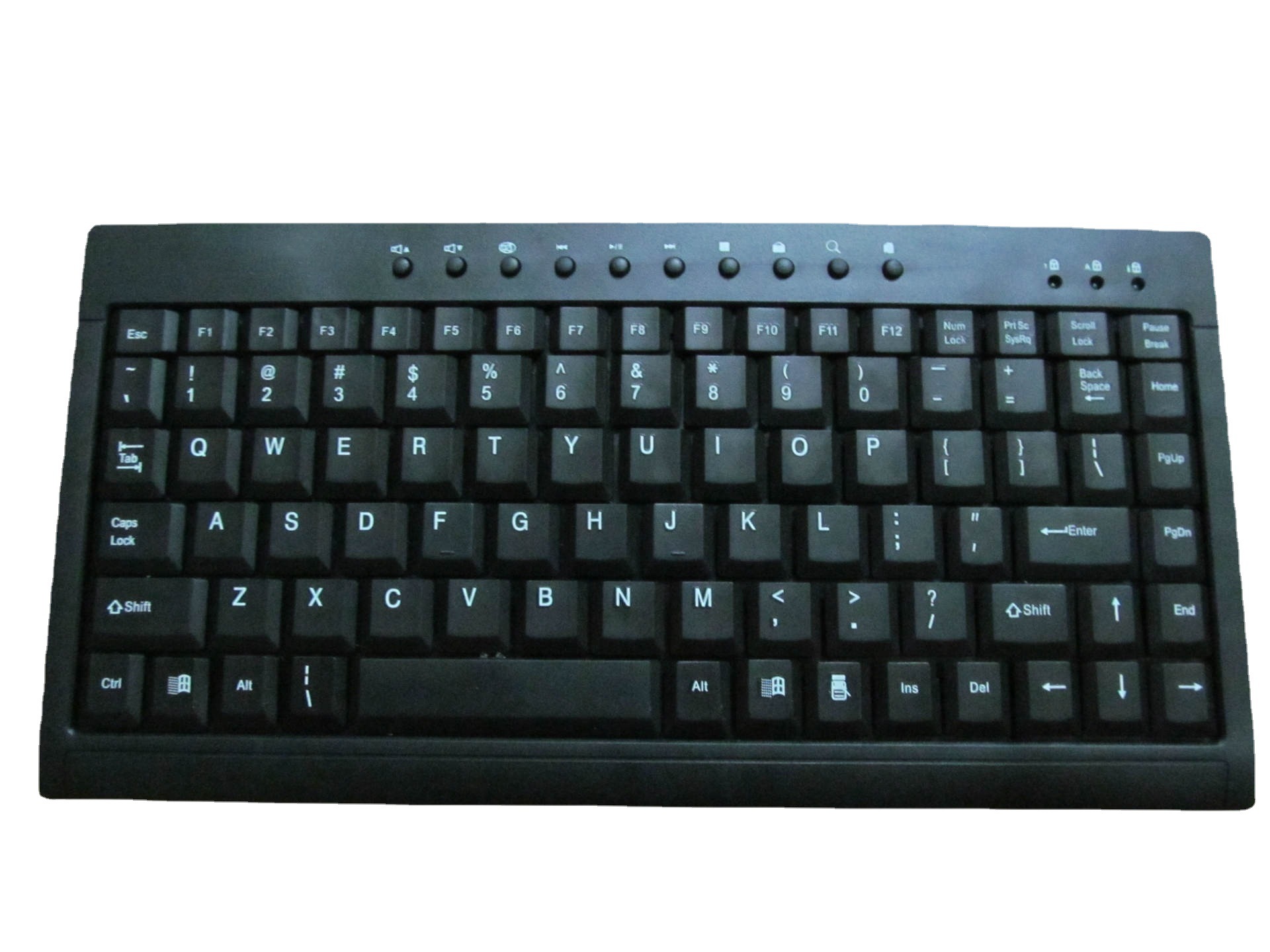 Cross-Border Wholesale L-100 Notebook Keypad Desktop Keyboard | Ultra-Thin Iron Plate Multimedia Wired Keyboard