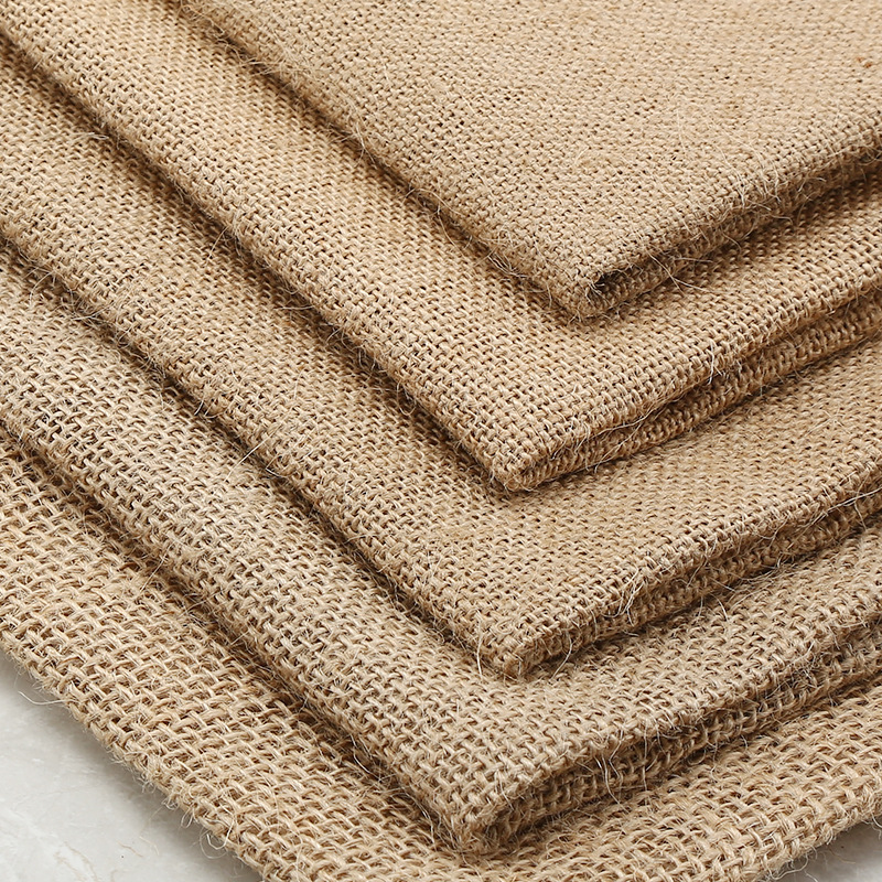 Linen Cloth Thickened Jute Vintage Decorative Background Cloth Handmade diy Tablecloth Old Coarse Sackcloth Chinese Style