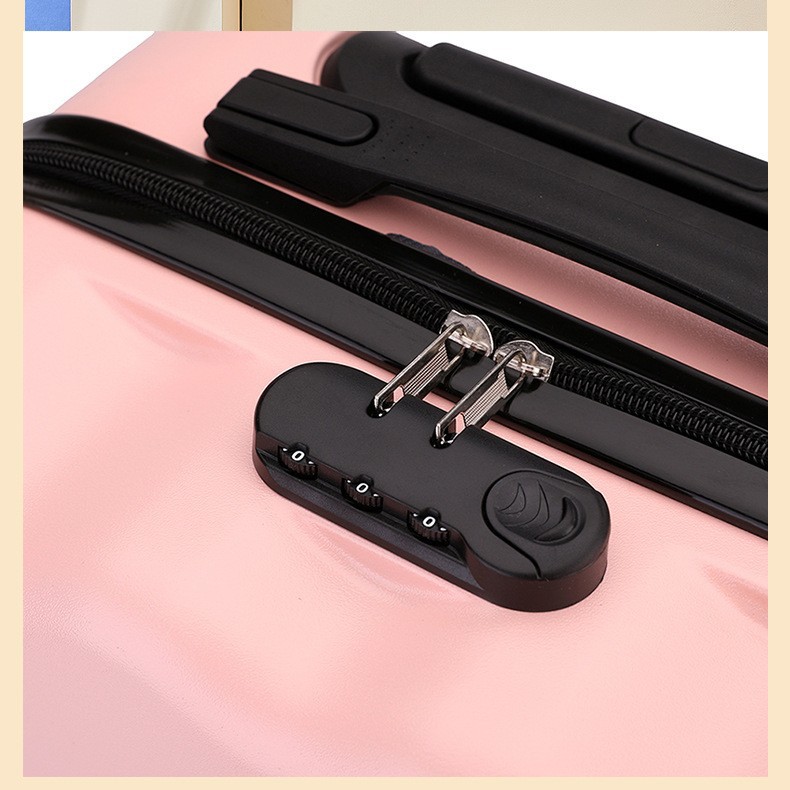 New Children's Luggage Printable Logo Large Capacity Cartoon Cute Trolley Case Universal Wheel Lock Suitcase