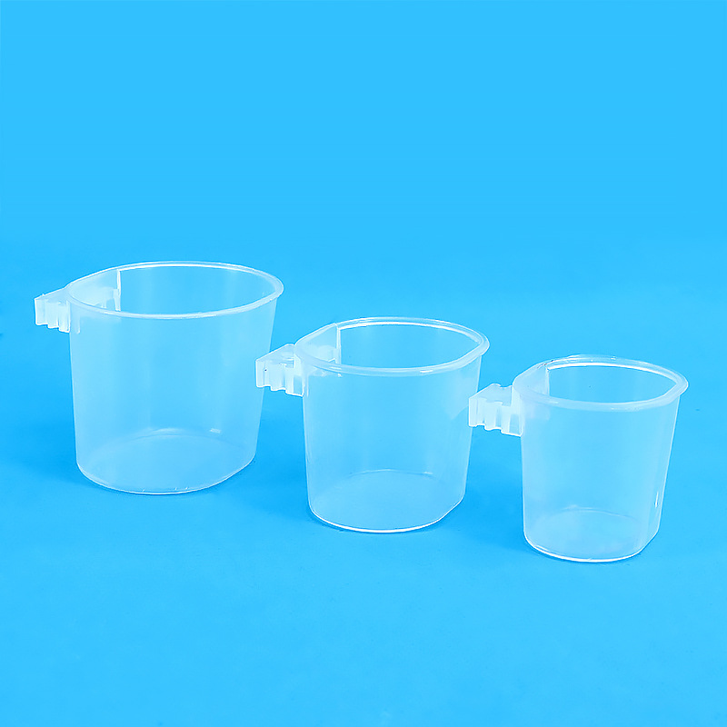 Small round bowl bird food bowl embroidered eye Jade Bird flying bird transparent food box bird cage bird trough bird food pot bird utensils