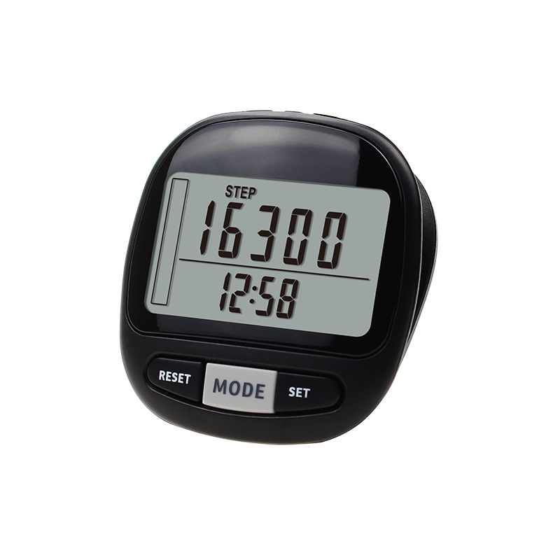 3D сенсорный педометр, 7-дневная память, подсчет калорий, расстояние, мониторинг времени, большой экран