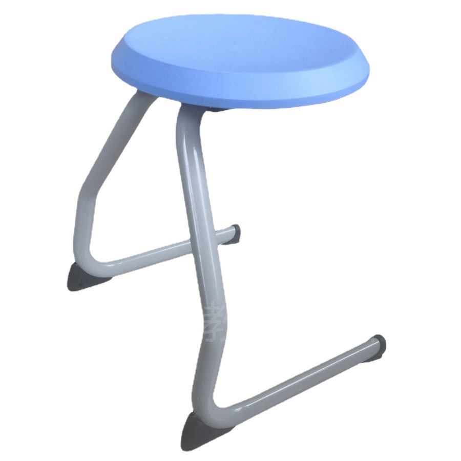 C- shaped hanging stool laboratory 4-claw round stool pp plastic steel student stool School factory laboratory lifting round stool