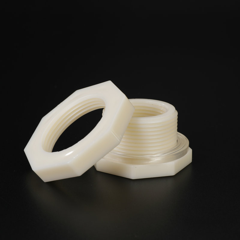 ABS water tank connector plastic 1-inch fish tank water pipe connector water tower interface in stock supply 1-inch ABS water tank connector