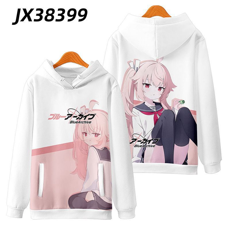 Blue File Animation Surrounding Hooded Sweatshirt Bird Tour Xingye Sand Wolf Baizi cos Secondary Fashion Clothes