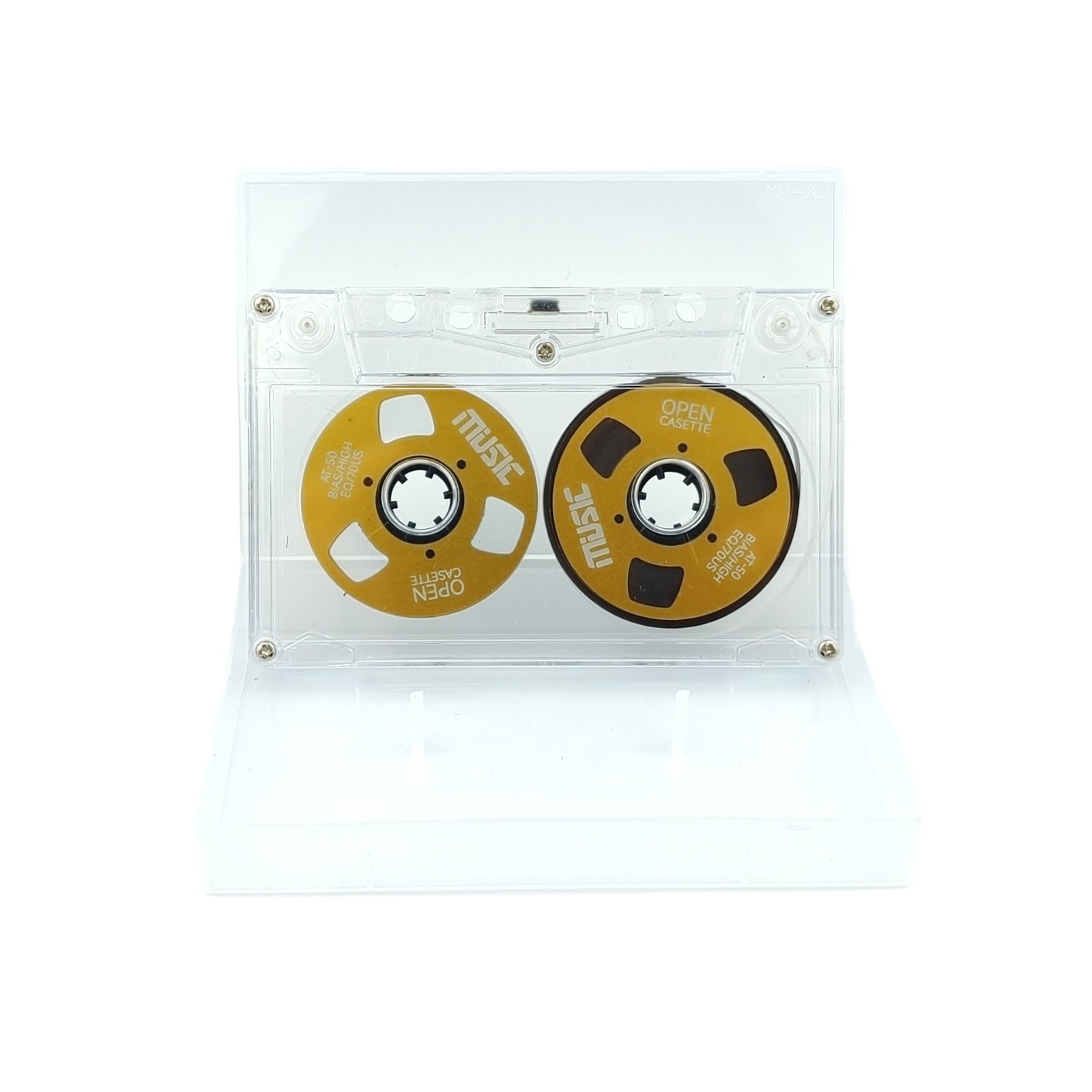 Double-sided metal small open blank tape tape 50 minutes blank tape
