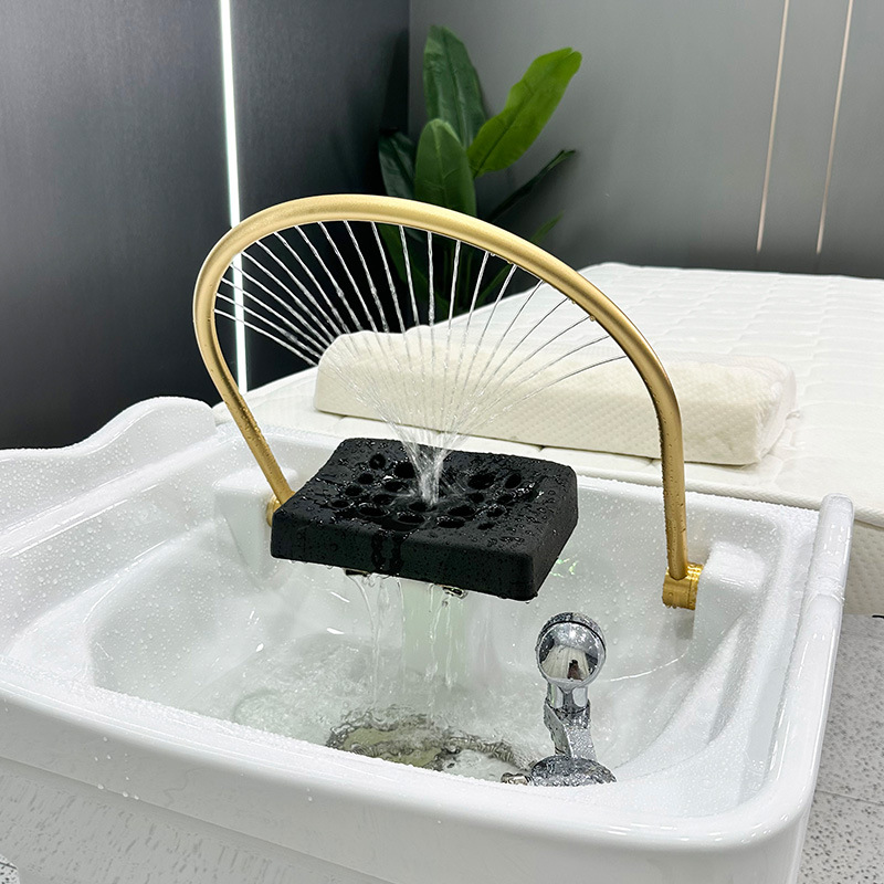 Mobile head therapy machine fumigation water circulation head therapy hair salon hair care shampoo basin beauty bed massage bed shampoo basin