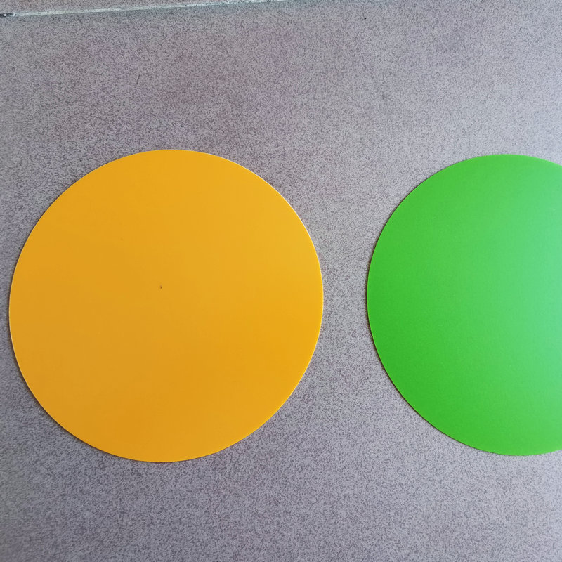 Color PP plastic sheet grinding PP color glossy frosted plastic sheet stationery gift box tag color sheet