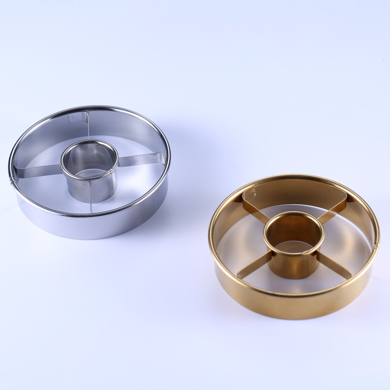 Cake mold 430 stainless steel baking utensils multi-functional donut mold stainless steel mousse ring biscuit mold