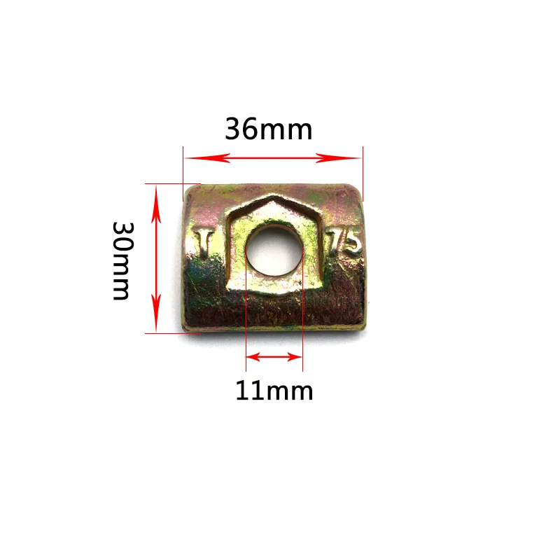 Elevator Guide Rail Pressure Plate Code T75T89T90Tk5A8K13K Kone T-Type Mitsubishi Hitachi Guide Rail Pressure Guide Plate